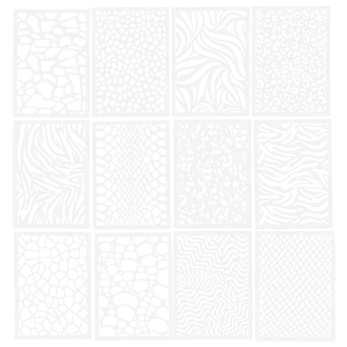 Pcs stencils for crafts - 12,