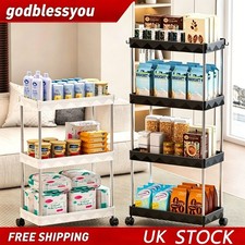 Slim 3/4 Tier Rack Trolley on