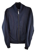 HACKETT Blue Windcheater Jacket size L Mens Full Zip Casual Outdoors Outerwear