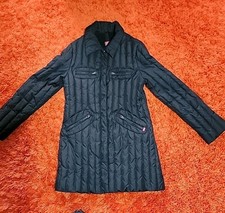Miss Sixty Womens Black Padded Coat Size M Medium Zip Up