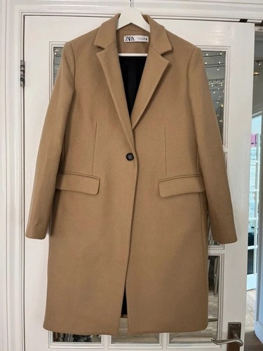 Zara manteco camel wool coat - manteco,