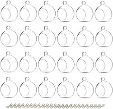 Sziqiqi 24pcs Glass Candle