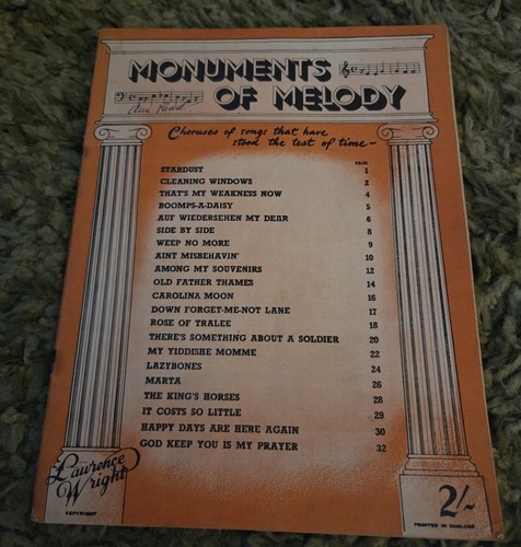 Monuments melody music - melody,
