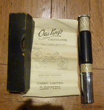 OTIS KING CALCULATOR MODEL K