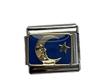 SILVER GOLD MOON STAR ITALIAN