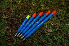 PRESTON INNOVATIONS DUMPY BALSA WAGGLER RIVER FISHING FLOATS SET OF FIVE - NEW