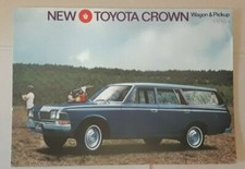 Toyota Crown Wagon & Pickup Brochure c.1968 - 2300