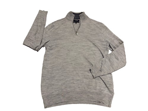 Farhi marino wool quarter zip - marino,
