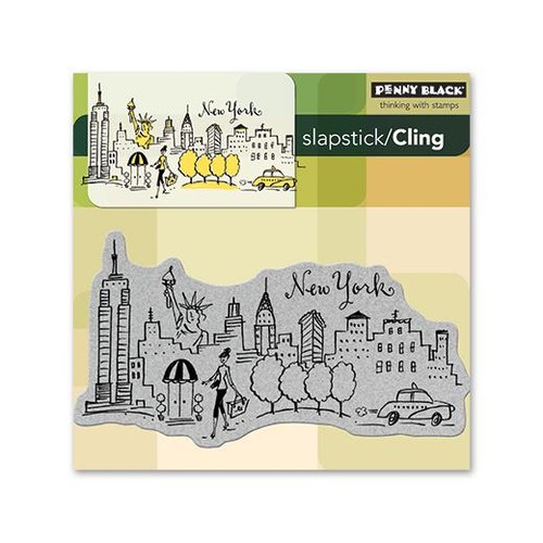 Penny black cling rubber - cling,