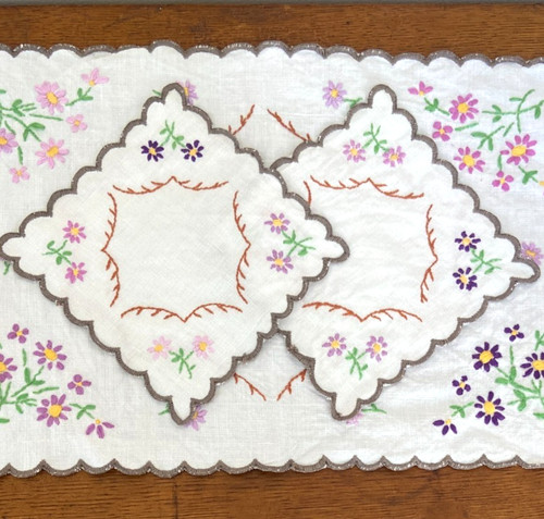 Vintage hand embroidered - 3,