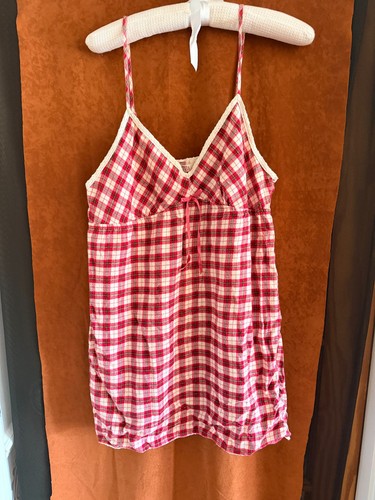 Senza red white check lace - senza,