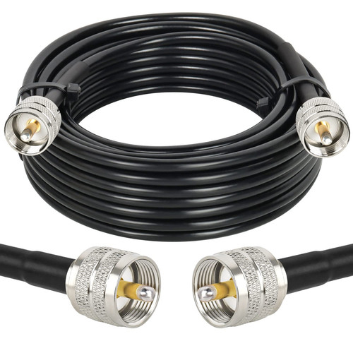 Coax cable 25ft uhf male - coax,