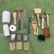 Vintage Upholstery /Leather Working Tools Leatherwork Cobblers Stitch Cut Bundle