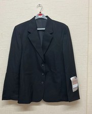 Girls Black School Blazer 42" Chest Classic Fit Uniform Jacket Formal Coat
