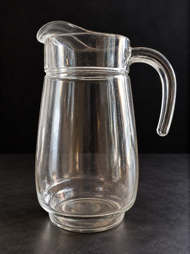 Vintage clear glass - vintage, jug