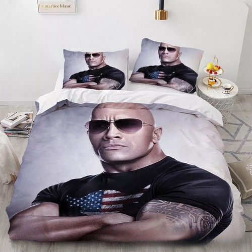 Wwe dwayne johnson duvet - wwe, cover