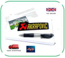 AKRAPOVIC EXHAUST STICKER