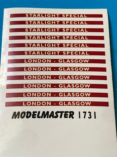 New modelmaster coach - new,