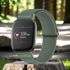 For Fitbit Versa 2 3 4 Charge 5 6 Replacement Nylon Sport Air Strap Watch Band
