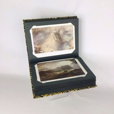 VINTAGE FAMOUS ART PAINTINGS POSTCARD COLLECTION SCRAPBOOK EB02JH