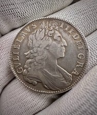 1701 Halfcrown British Silver