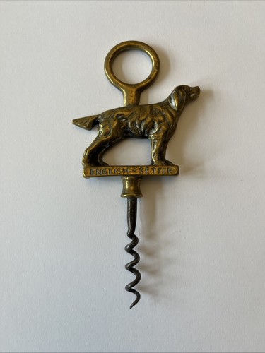 Vintage brass english - brass, setter