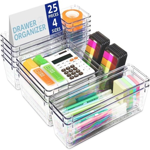 25pcs draw organiser plastic - 25pcs,