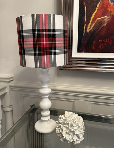 Handmade lampshade red and - handmade, in
