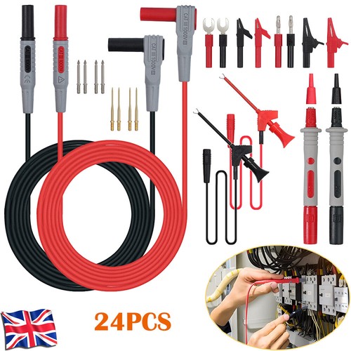 24pcs multimeter test leads - multimeter,