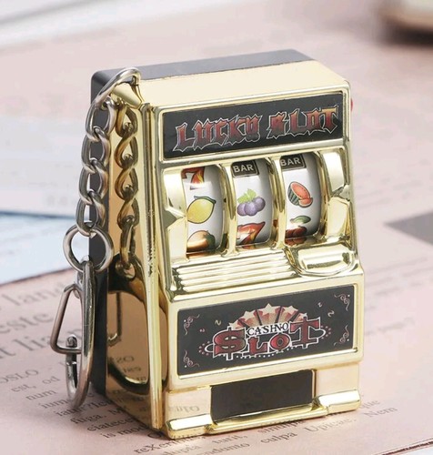 Fruit machine keyring chain - machine,