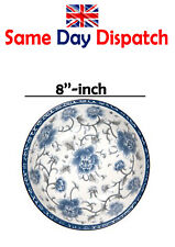 Blue Dessert , Rice , Pasta , Dinner Plates Wide  Crockery - 177.8mm-7inch-8inch