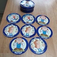 Tetley Tea Folk Coasters