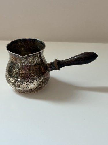 Silver plate brandy warmer - plate,