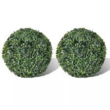 2 Artificial Green Topiary