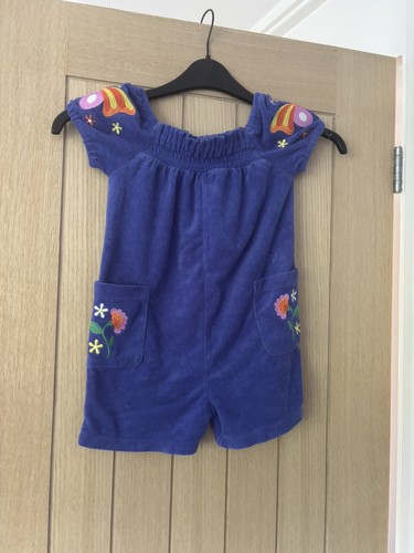 Girls towelling play suit age - suit,