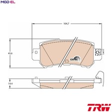 BRAKE PAD SET DISC BRAKE