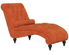 Vesgantti Velvet Button-tufted Indoor Chaise Lounge