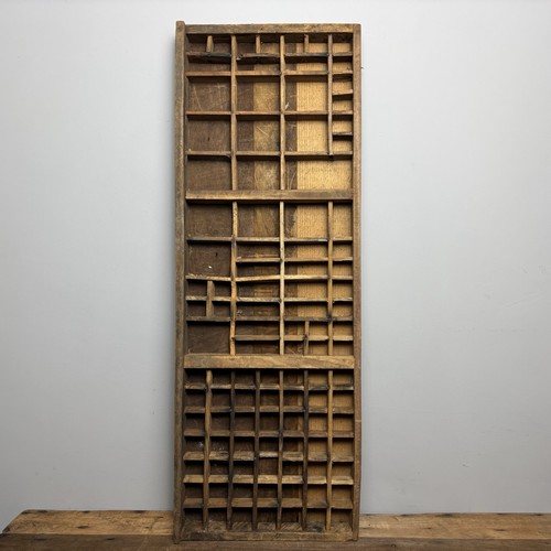 Vintage wooden printers tray - printers,