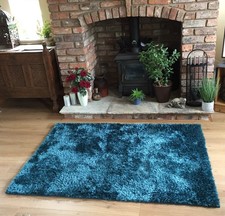 Fluffy Rug Large Shaggy Rug Bedroom Living Room Anti Slip Soft Carpet Floor Mat