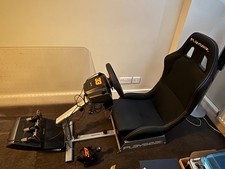 Logitech racing wheel, pedals