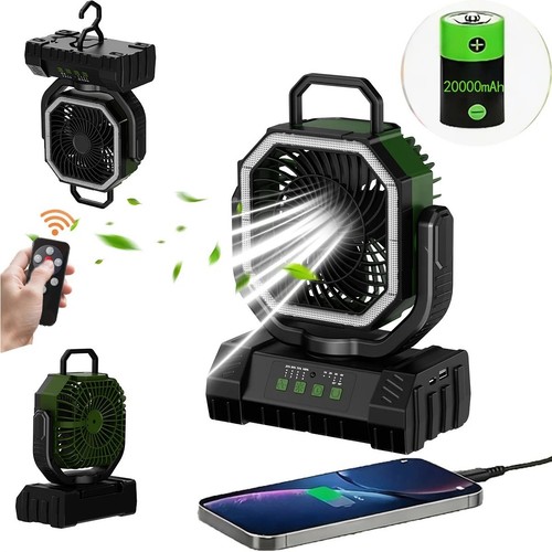 Camping fan 20000mah portable - fan,