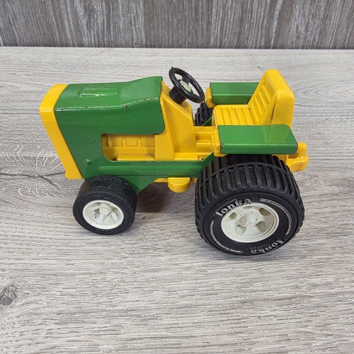 Tonka tractor green yellow - tonka,