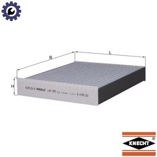 FILTER CABIN AIR LAK 855 FOR