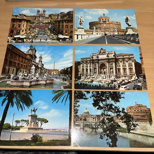 Vintage postcards rome - postcards,