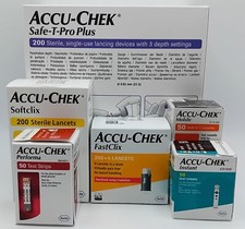 Accu-Chek Diabetes Test Strips & Lancets - All Types Available - Fast P&P - 24hr