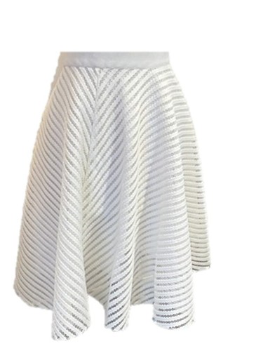 Women skirt white - , used