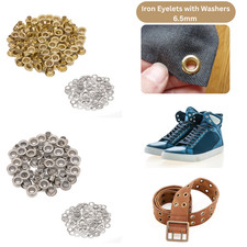 Iron Eyelets with Washers
