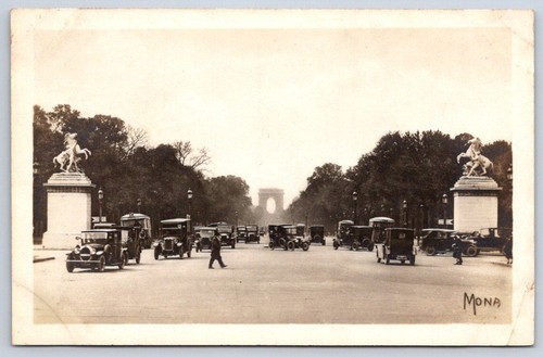Antique france postcard paris - antique,