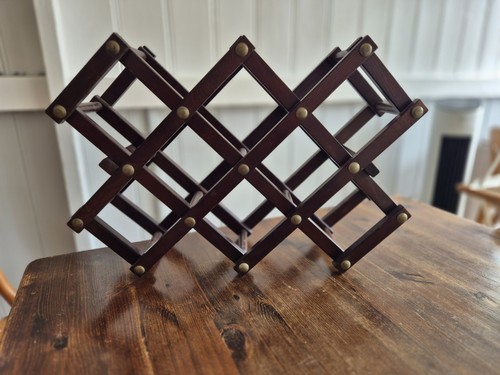 Vintage wine rack folding - vintage,