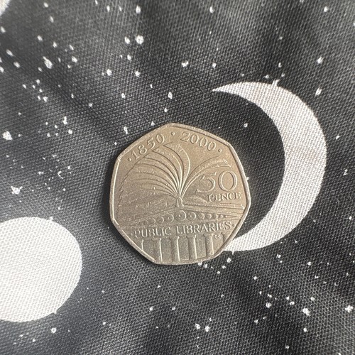 British 50p coin - british, 'public